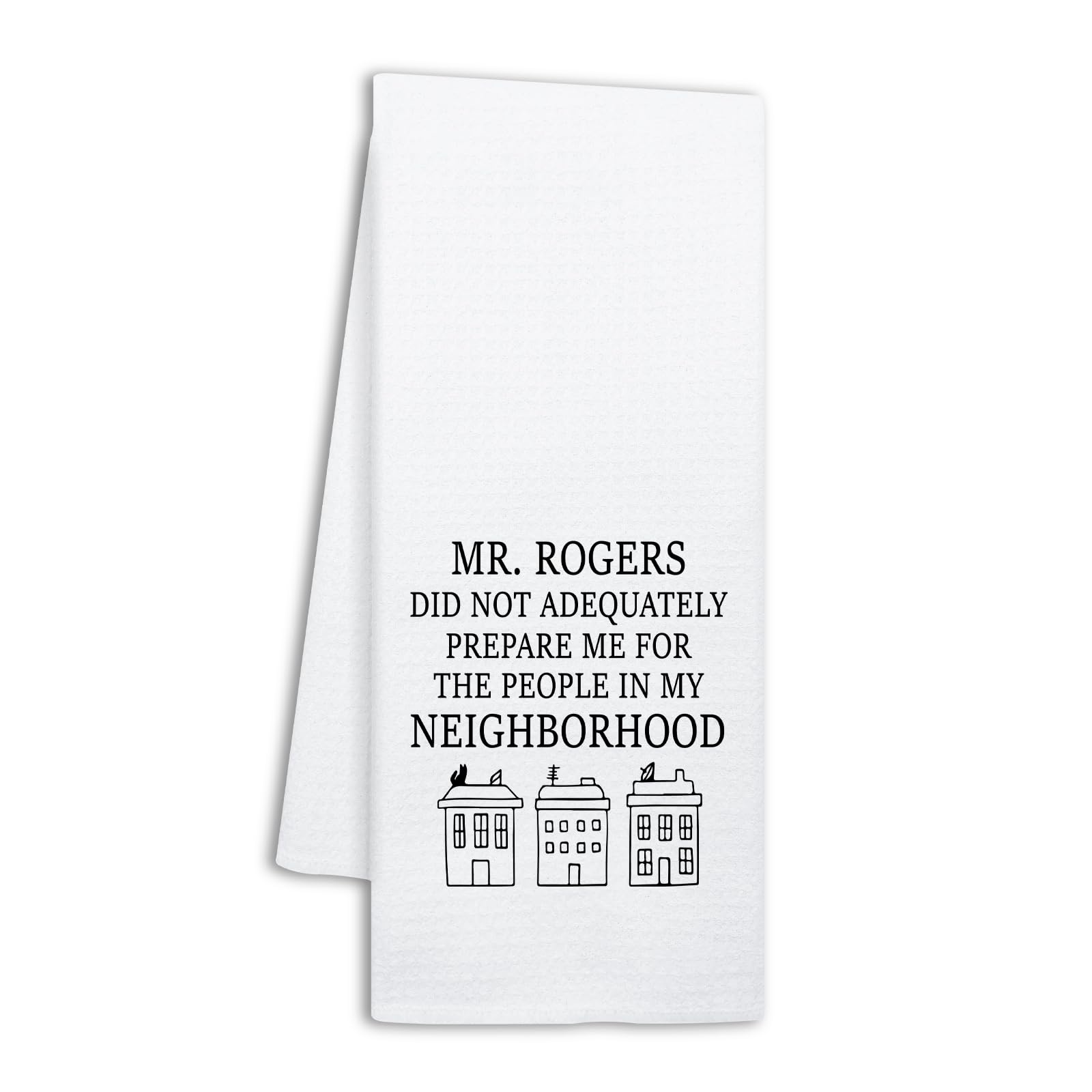 NAHMAKNE toalla cocina divertida con diseño Mr. Rogers para regalo