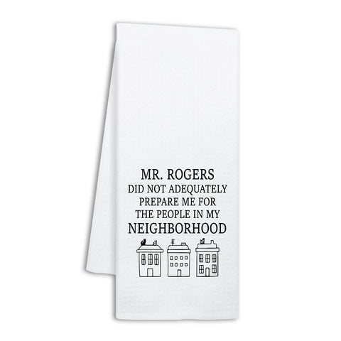 NAHMAKNE toalla cocina divertida con diseño Mr. Rogers para regalo
