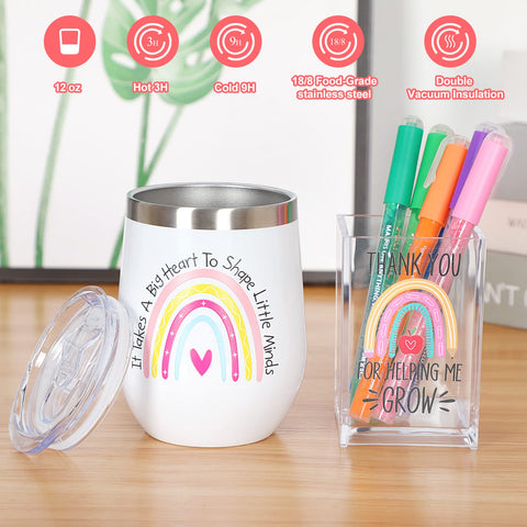 Bolsa organizadora NaiCeay para profesora, regalo práctico para aula y maquillaje.
