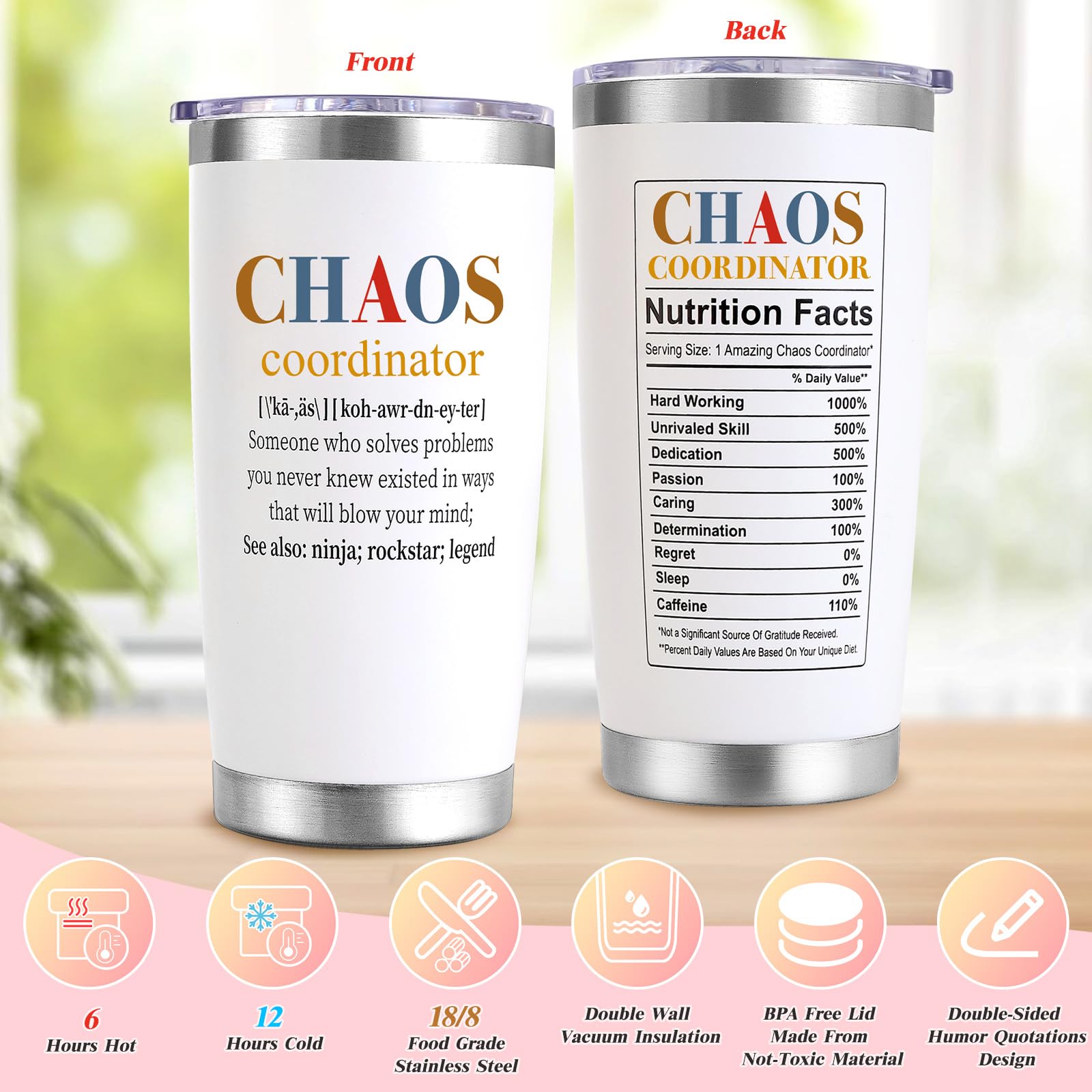 NaiCeay Chaos Coordinator bolsa de maquillaje, práctica y espaciosa.