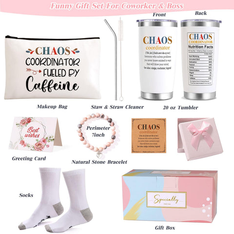 NaiCeay Chaos Coordinator medias con cafe, regalo divertido y cómodo.