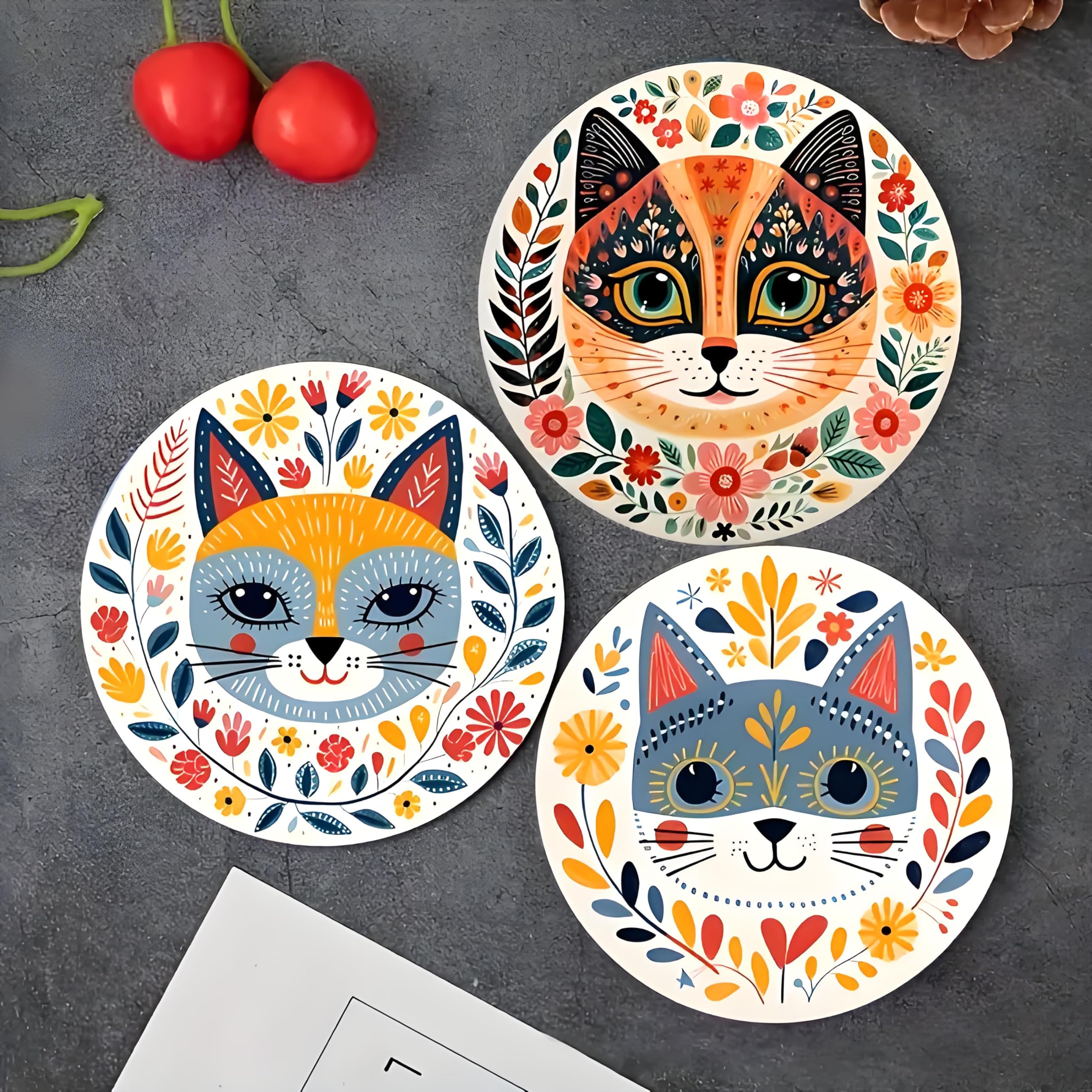 NAJIKA posavasos gato diseño vivo realza tu sala
