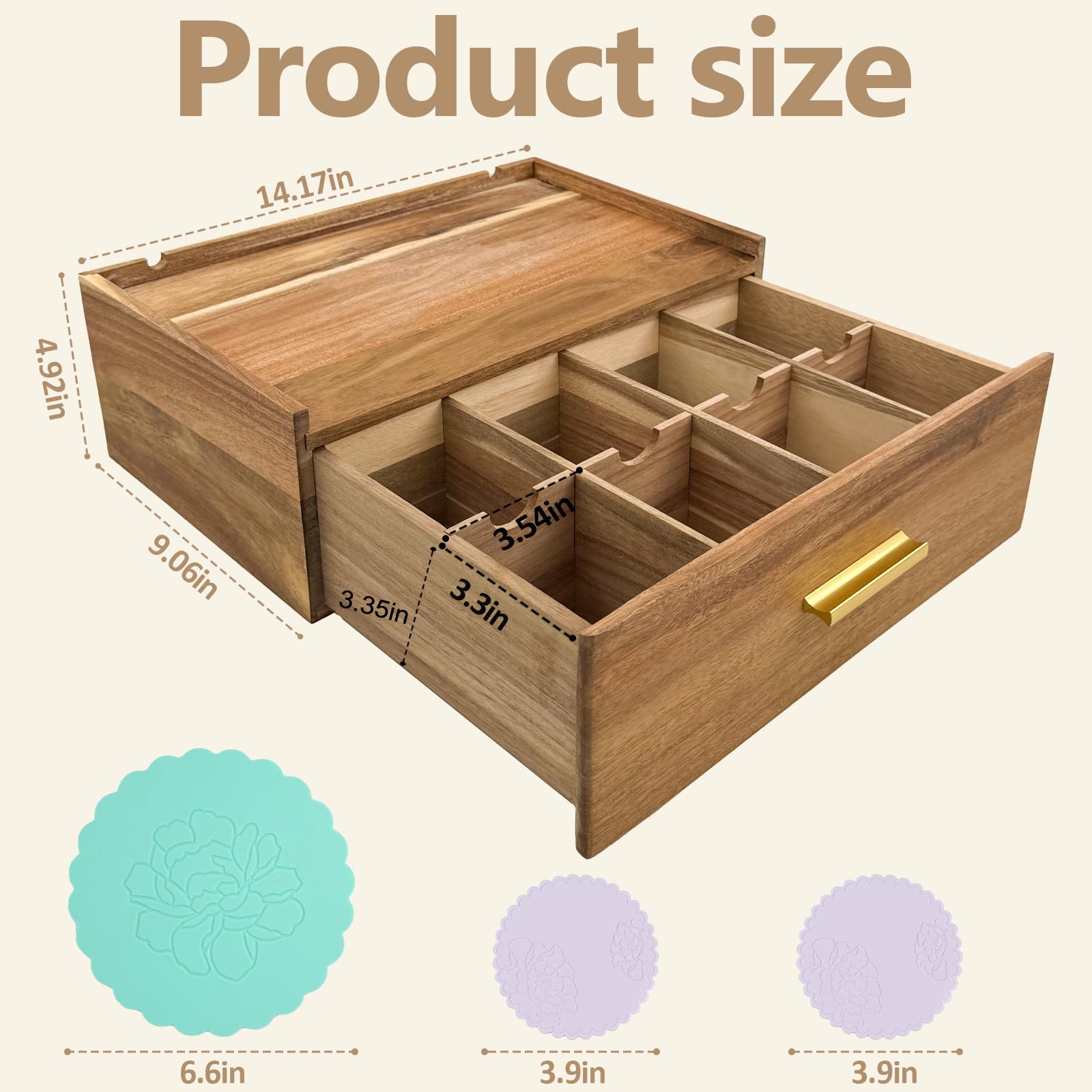 detalle de la veta de la madera de acacia, belleza natural para la cocina