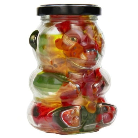 Nakpunar tarro oso de vidrio 9oz, ideal como hucha decorativa