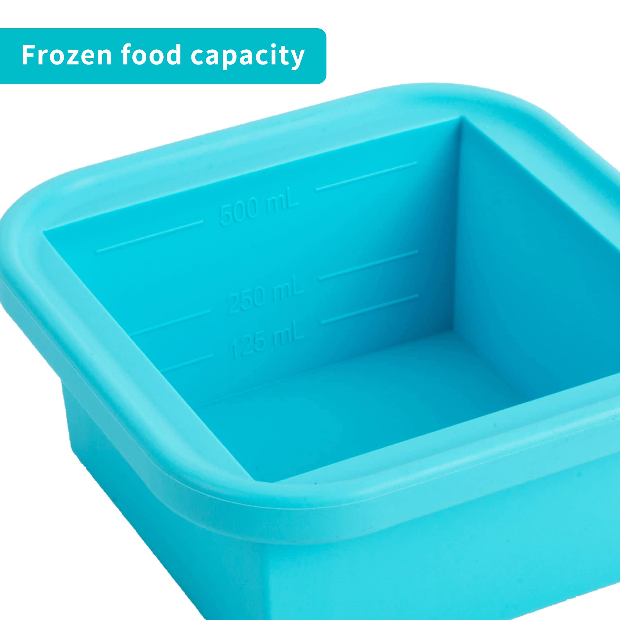 NAKTOW porciones de 250 ml para sopas y caldos, almacenamiento fácil