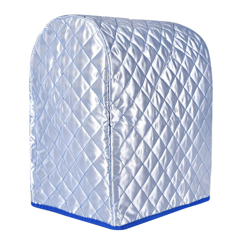 Funda NALAN con bolsillos frontales y laterales para accesorios de la batidora azul.