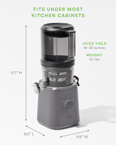 Nama J2 motor 200 W silencioso para jugos en tranquilidad.