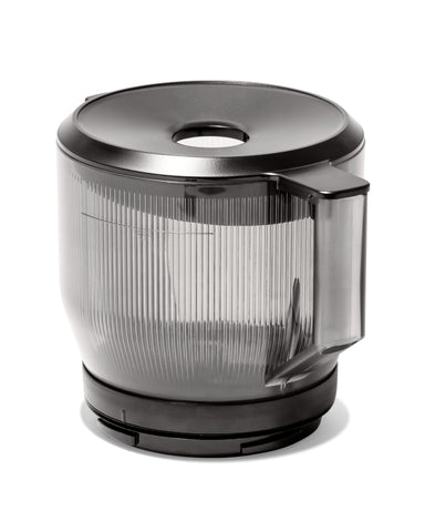Nama Large Hopper con boca ancha para J2, facilita cargas grandes sin cortar.
