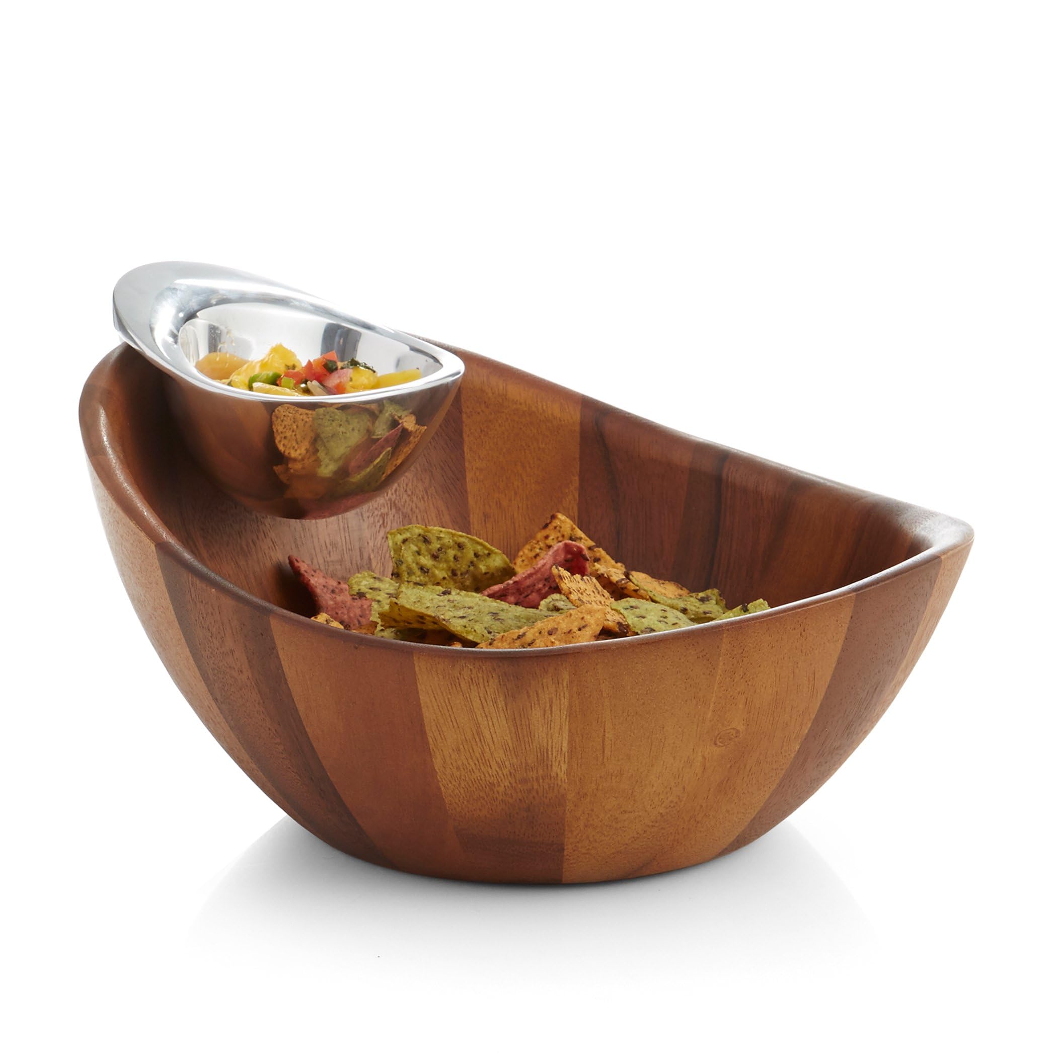 Nambe Harmony diseño contemporáneo y elegante para centro de mesa.