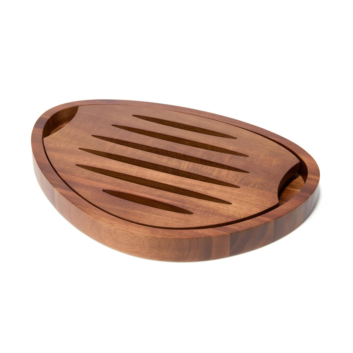 Nambe x Tom Papa tabla cortar pan, superficie estable para rebanar pan artesanal con estilo.