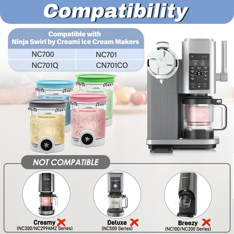 Nanobaby tapas de colores para identificar sabores rápidamente