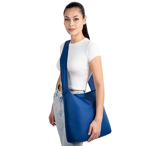 Bolsa cruzada Nanobag ligera y compacta, ideal para compras rápidas.
