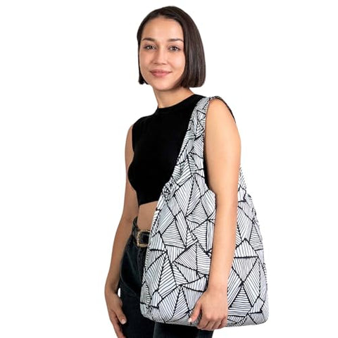 Nanobag, bolsa de mercado reutilizable para guardar en el bolso.