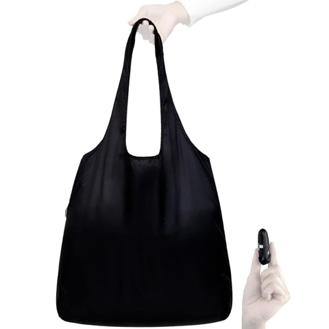 Nanobag bolsa ultraligera desplegada ideal para compras diarias.