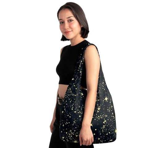 Nanobag portable cabe en el bolsillo para salir sin peso extra.