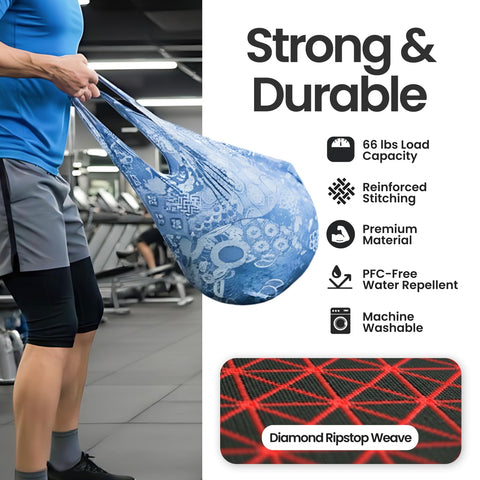 Nanobag resistencia 66 libras, soporte seguro para cargas.