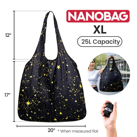 Nanobag diamante-ripstop-ultraligero: material suave facilita doblado
