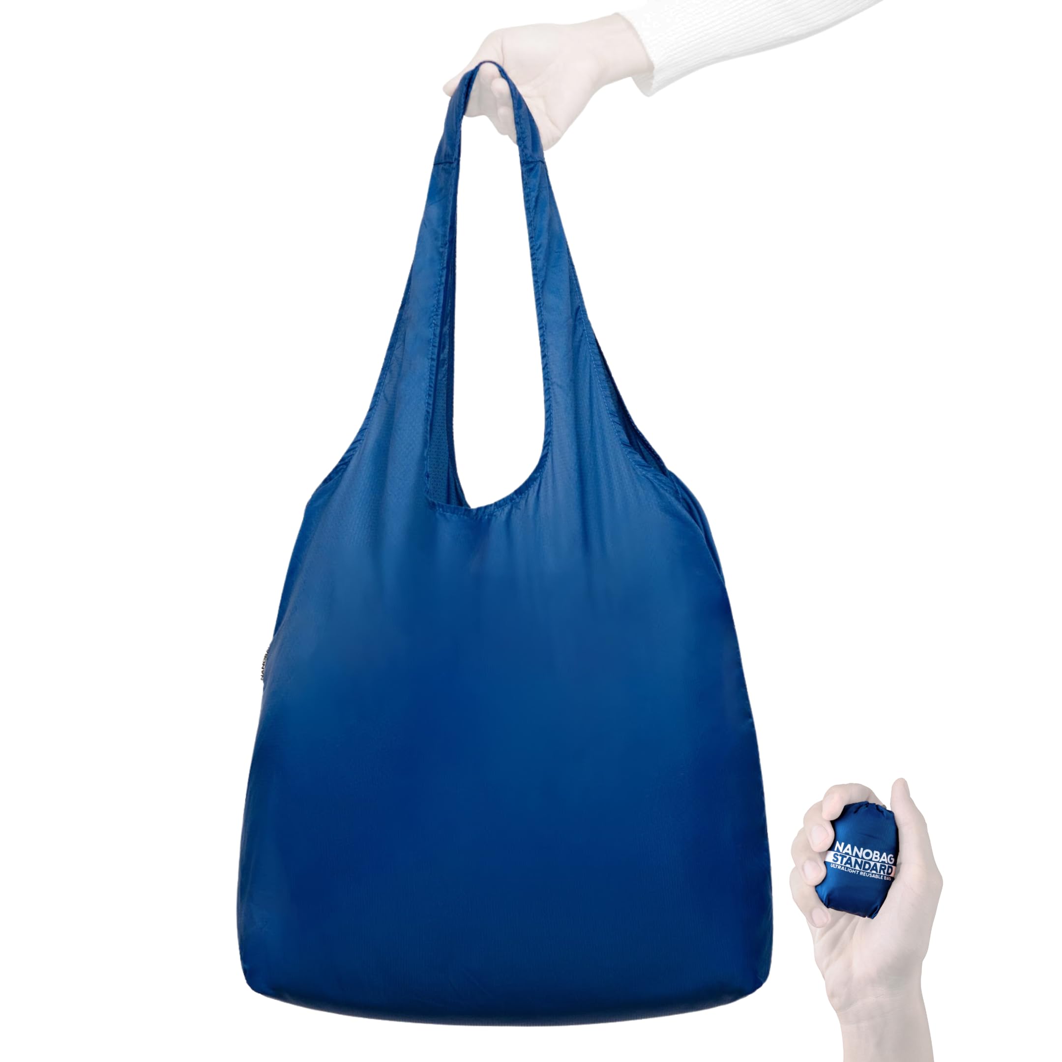 Nanobag Tote ultraligero y plegable, ideal para guardarlo en el bolsillo.