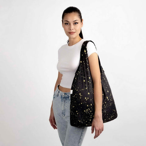 Nanobag XL Stars nylon ripstop resistente para uso diario y viaje.
