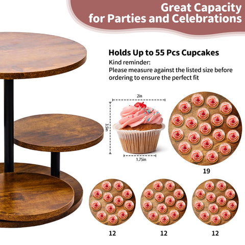 NANXITU presentación decorativa de dulces para tea party y más.