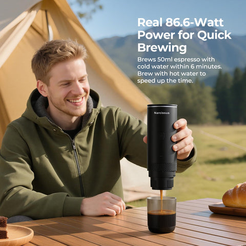 Narcissus batería interna de 7800mAh, durabilidad para uso al aire libre.