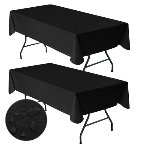 Mantel Nasitos 2 piezas negro 60x84 para banquetes.