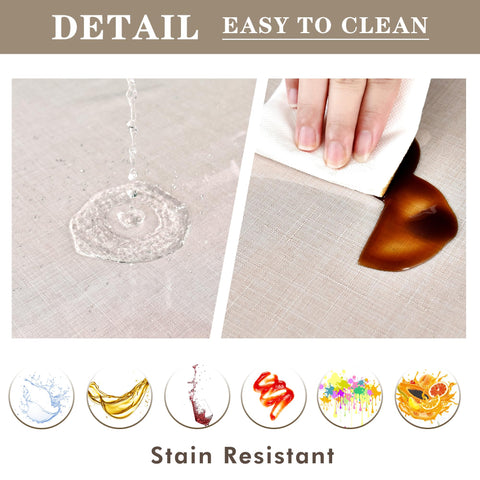 Nasitos PVC grueso, protector anti manchas y resistente al calor para reuniones.