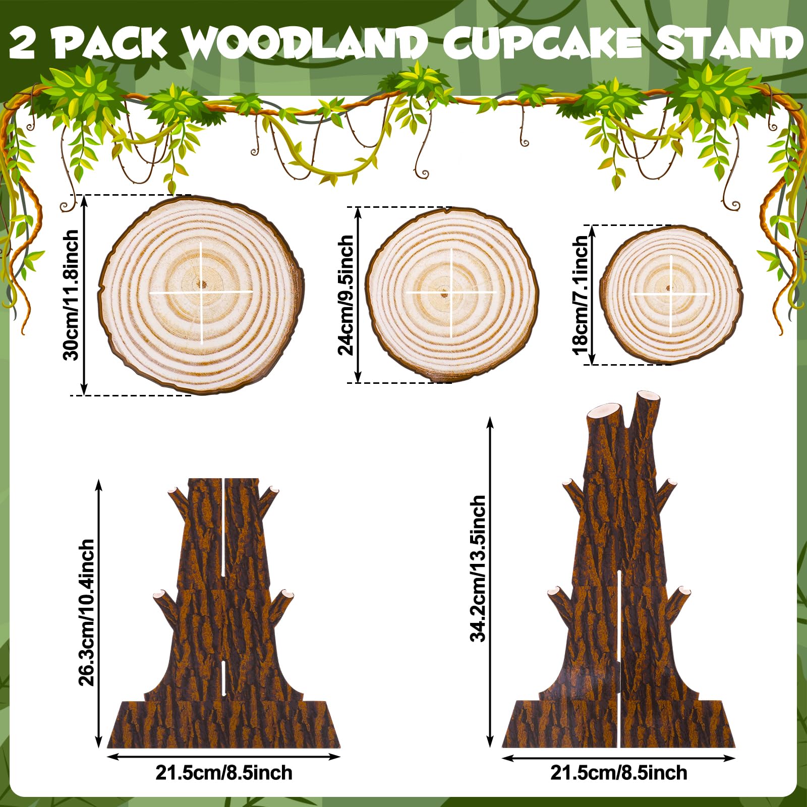 NatNarr detalle-dibujo-woodland-madera resalta el acabado natural para decoracion tematica.
