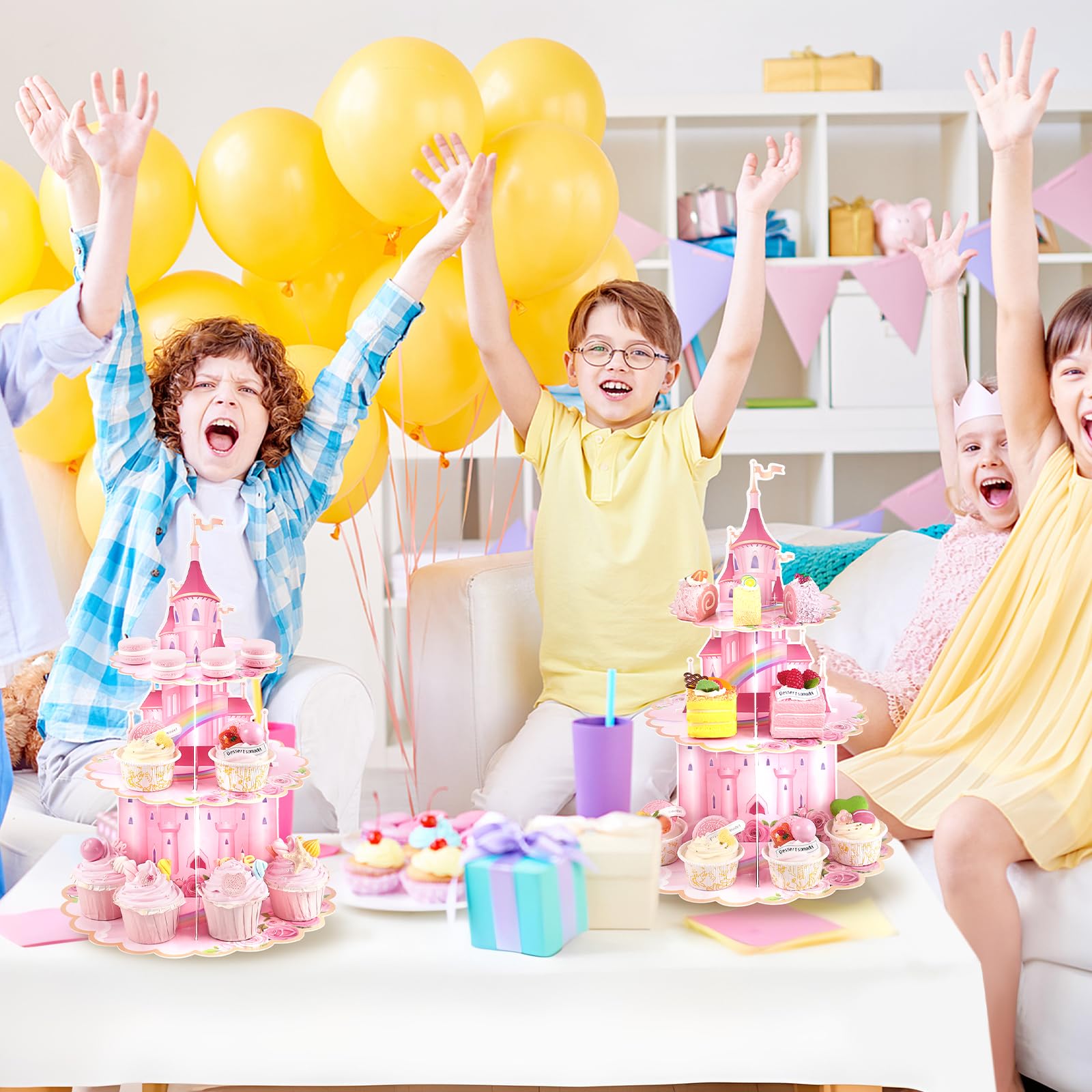 Paquete doble princesas ideal para fiestas y baby showers