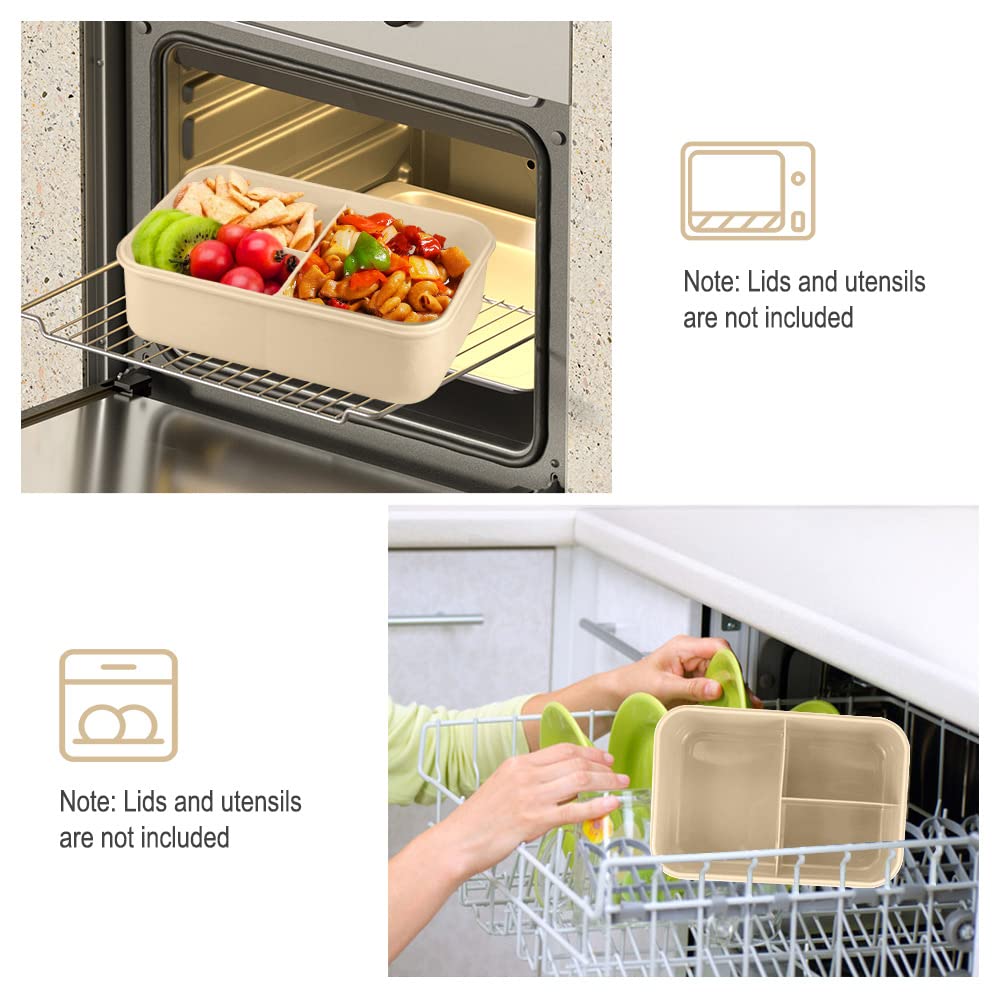 NatraProw Bento Box apto para microondas y lavavajillas.