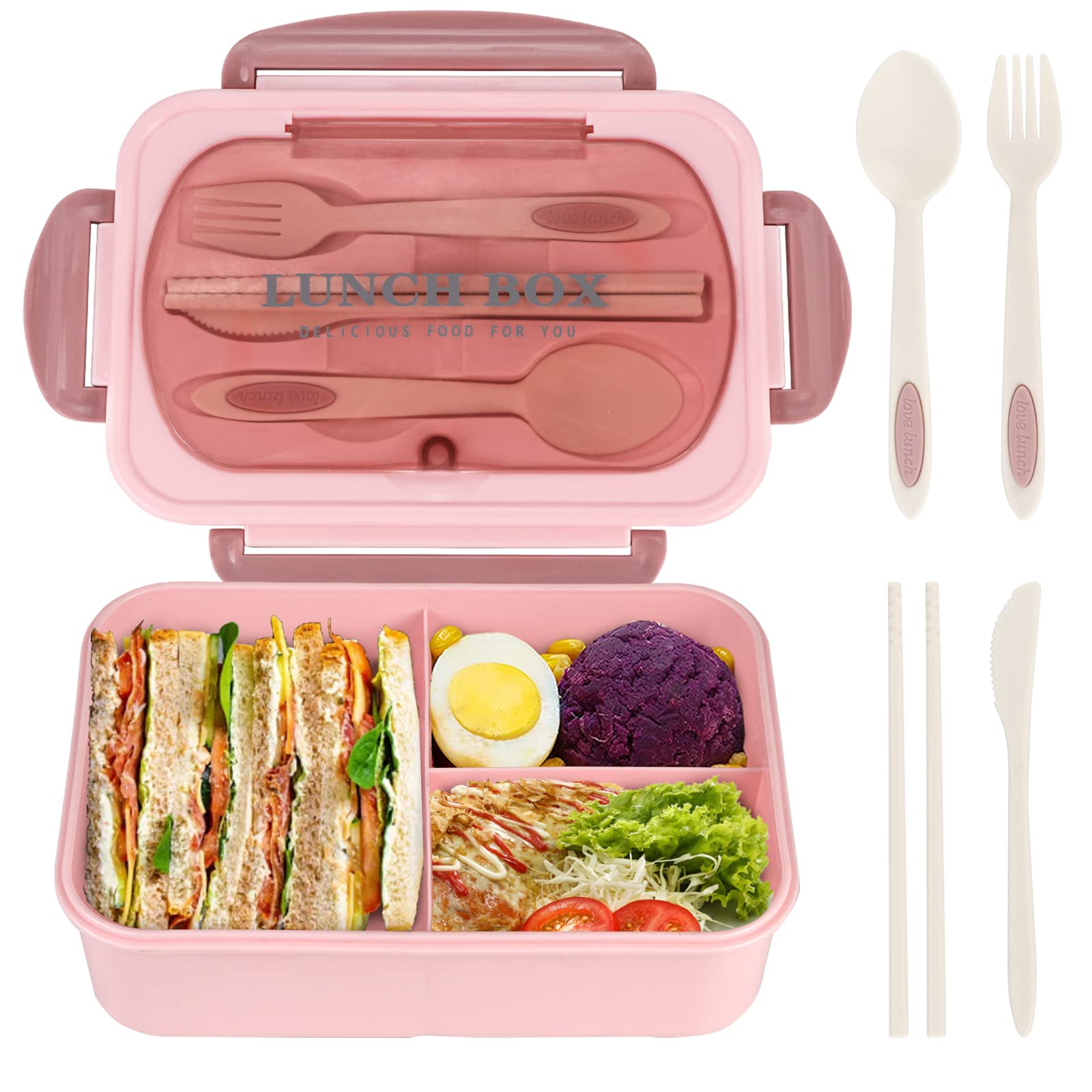 NatraProw lonchera para adultos 1200 ml, vista general para almuerzo organizado.