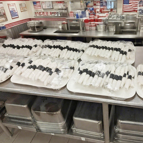 NATURALABEL banda para servilletas extendible para mayor longitud en una mesa