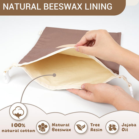 Bolsas NATURALLY WRAPPED para pan masa madre, tamaño XL, almacenamiento natural.