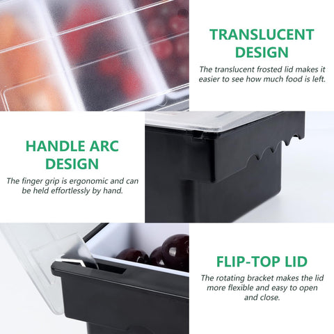 NatureKit cubos de hielo en el fondo para mantener los alimentos frescos