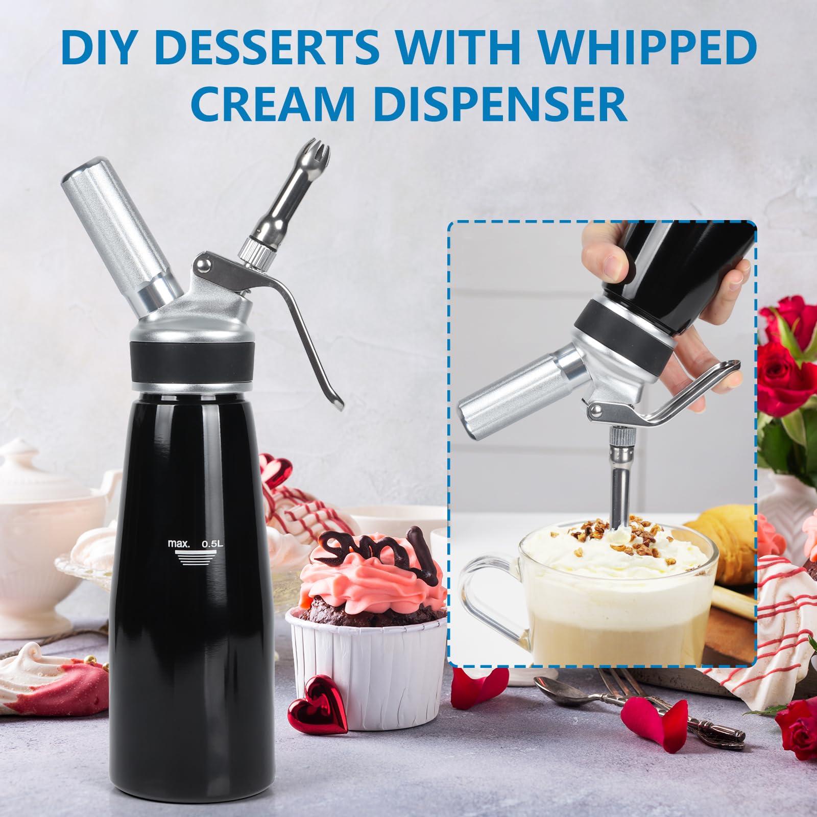 Usos versátiles de NATUREKIT para postres, cafés y salsas