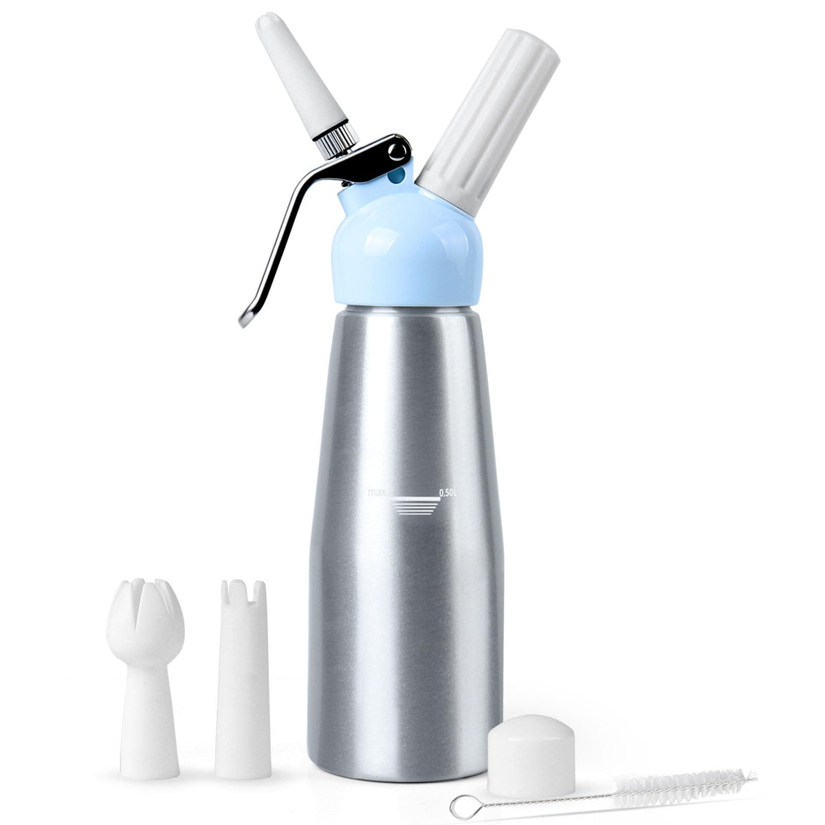 NatureKit sifón nata profesional 1 pinta, listo para montar nata en casa.