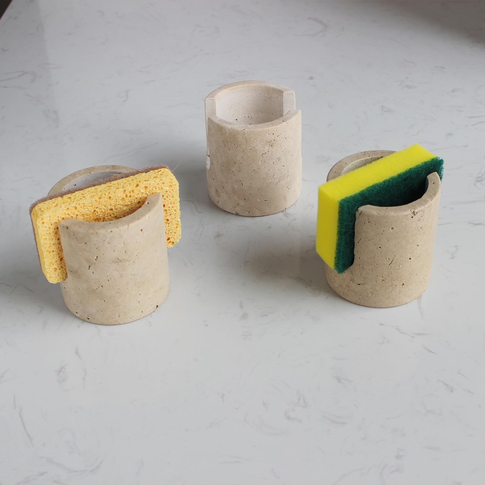 Natust escurrido rápido-portaesponjas, secado eficiente para evitar charcos.