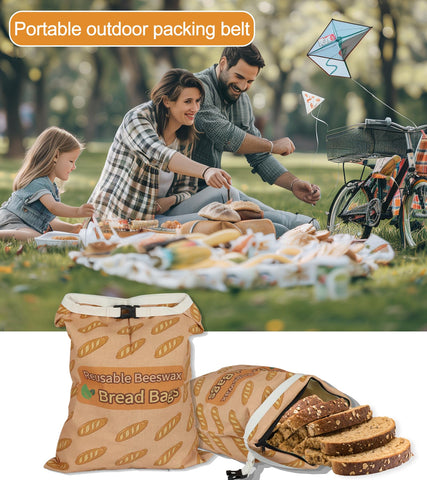 Pack de dos bolsas reutilizables para reducir desechos plásticos