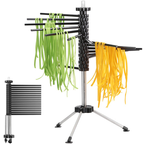 Navaris escurridor de pasta plegable para secar porciones familiares.