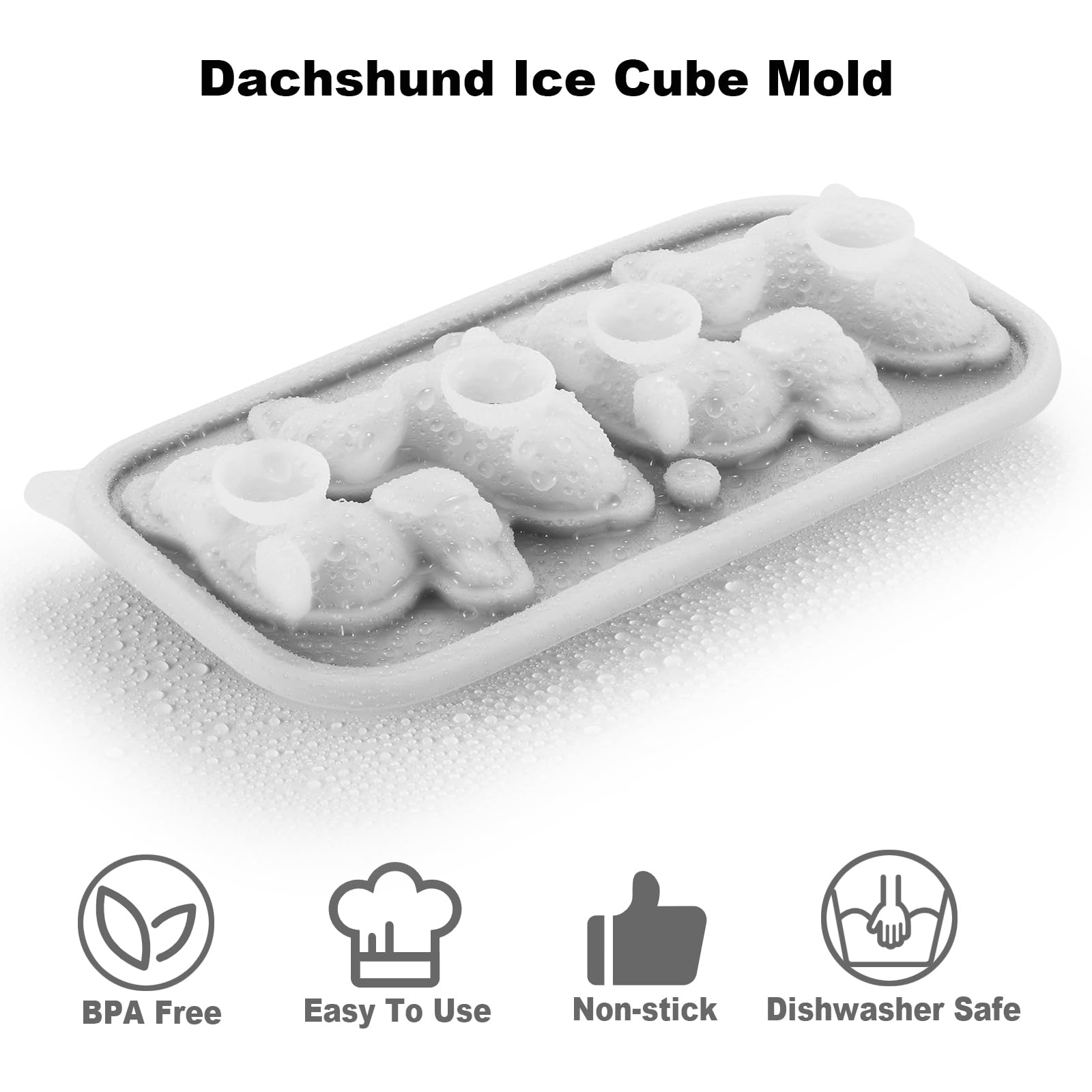 Molde de silicona flexible de Nax Caki para desmolde fácil.