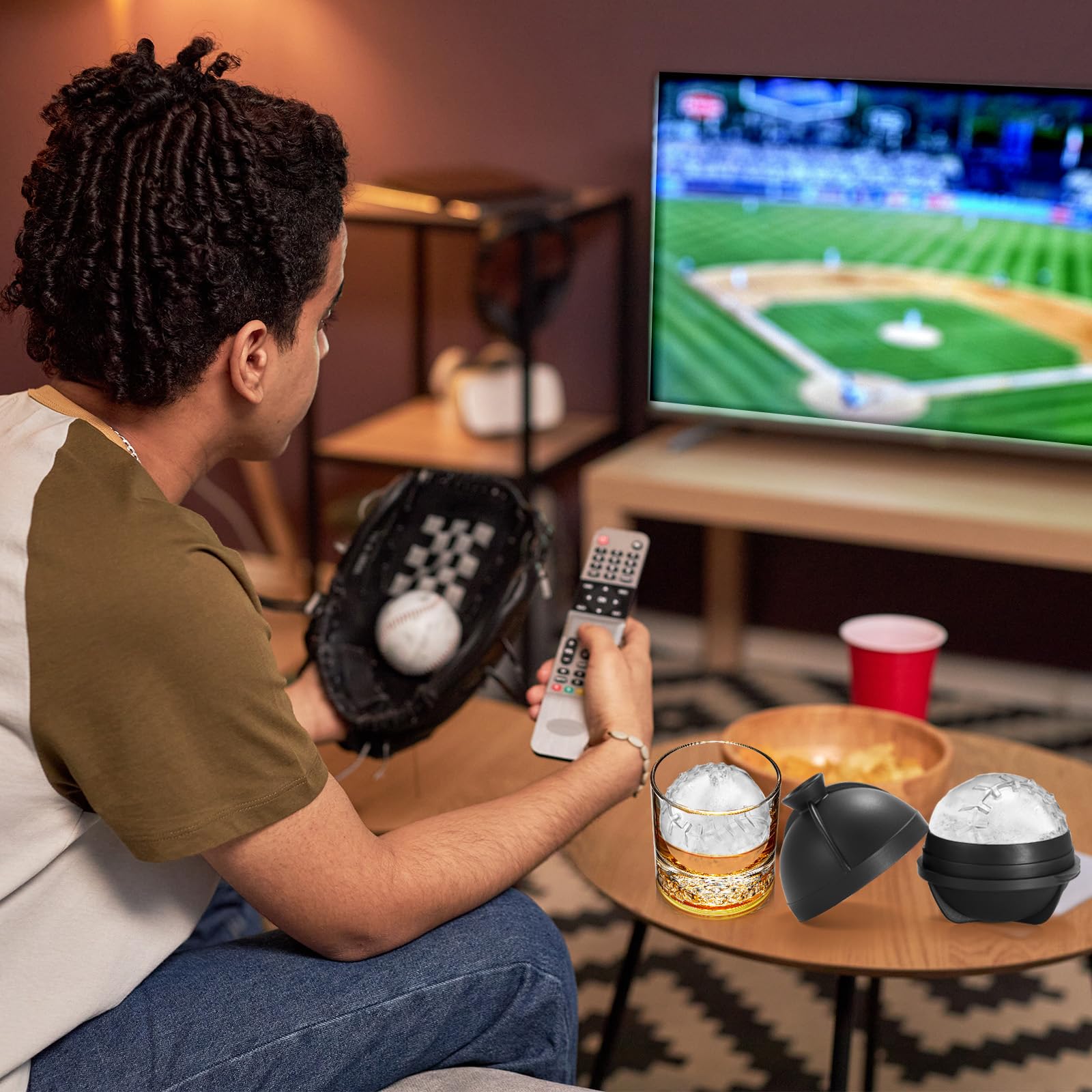 Nax Caki uso para proyectos caseros de béisbol para bebidas, chocolate o jabones.