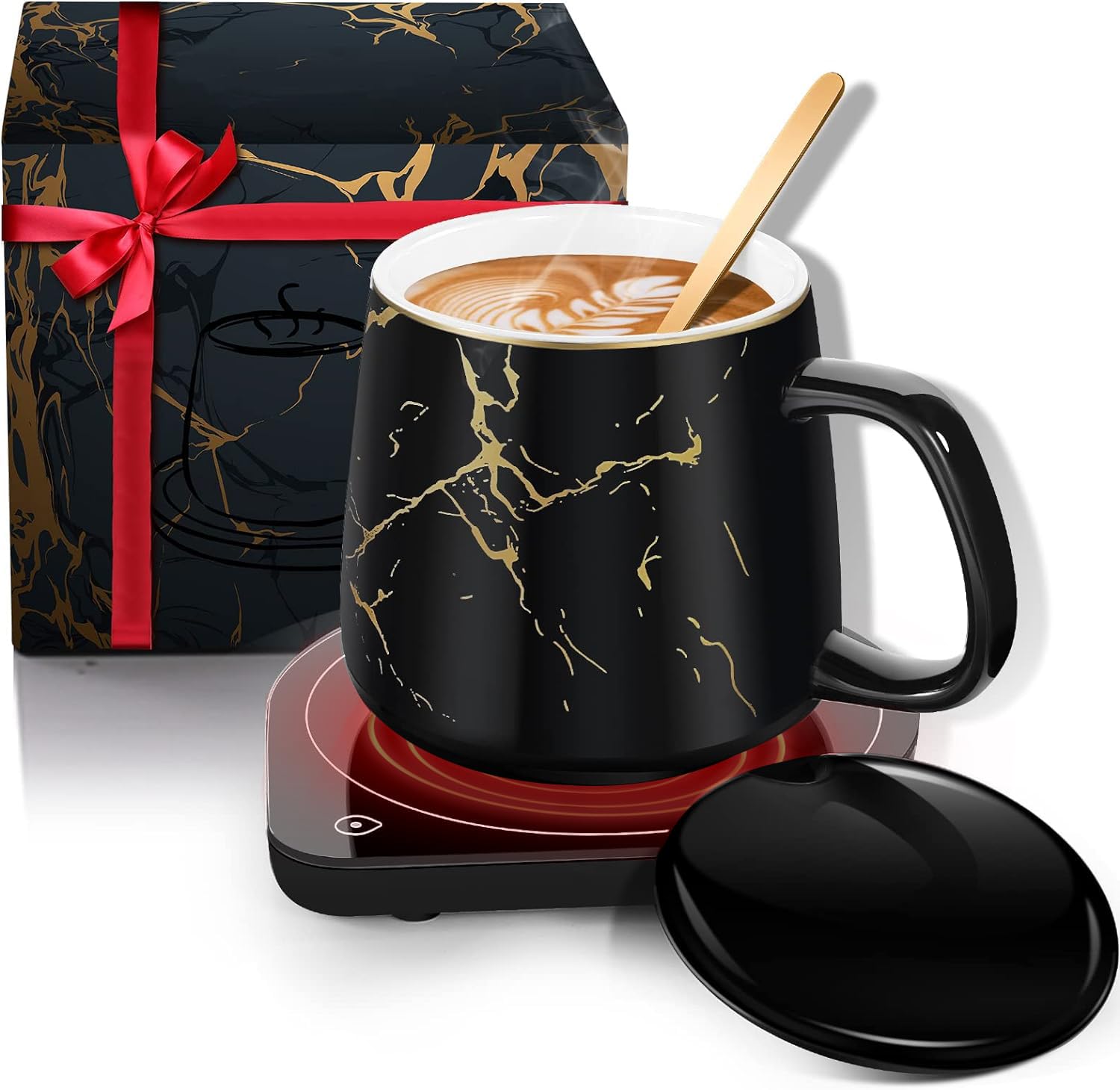 NBBRDDN set taza calentador: kit regalo para mantener bebidas cálidas
