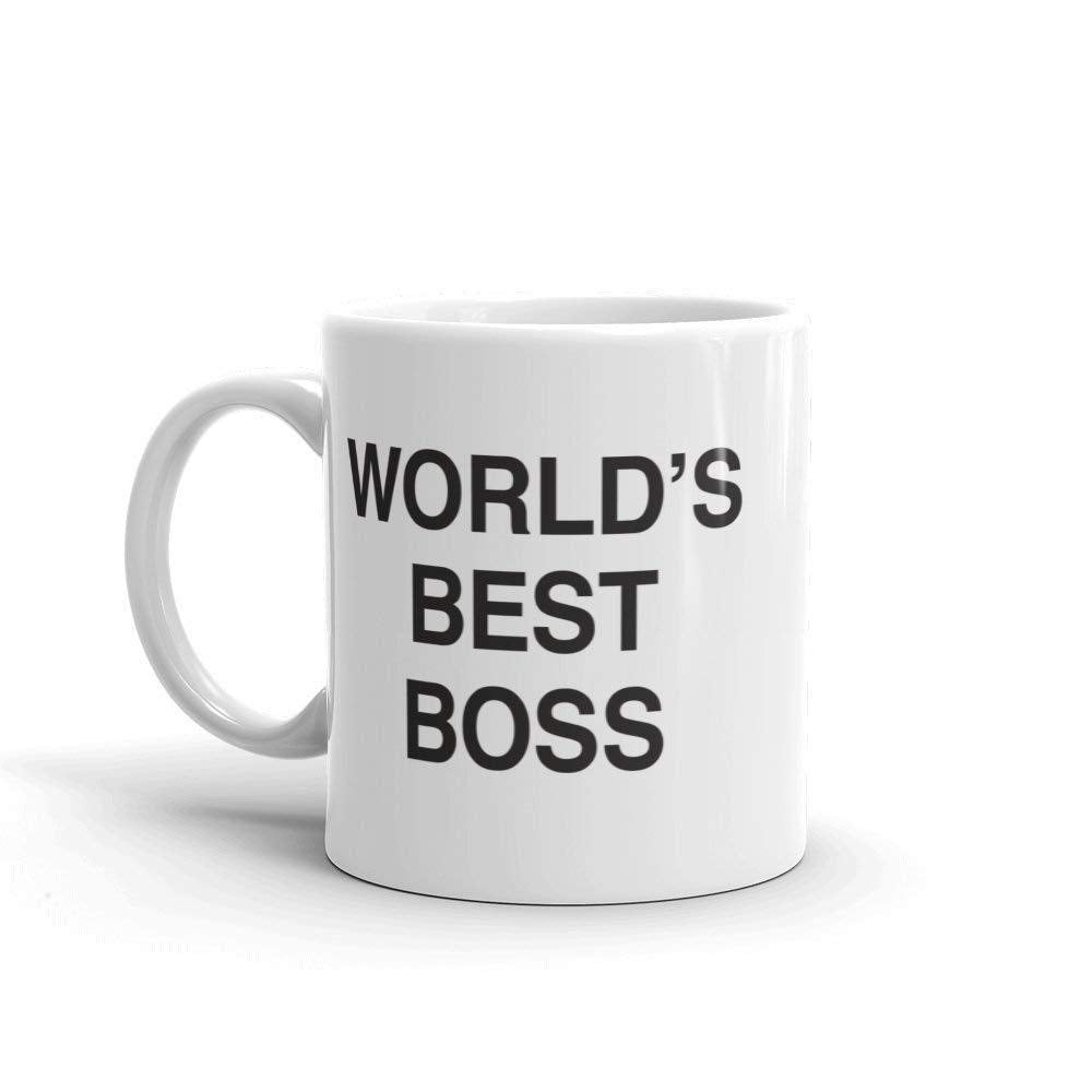 NBC Taza Jefe Mundial, cerámica blanca, ideal para café diario.