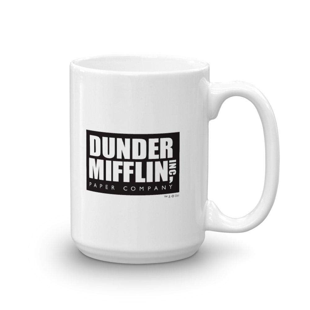 NBC Taza de Michael Scott, detalle de impresión duradera, para amantes de la serie.
