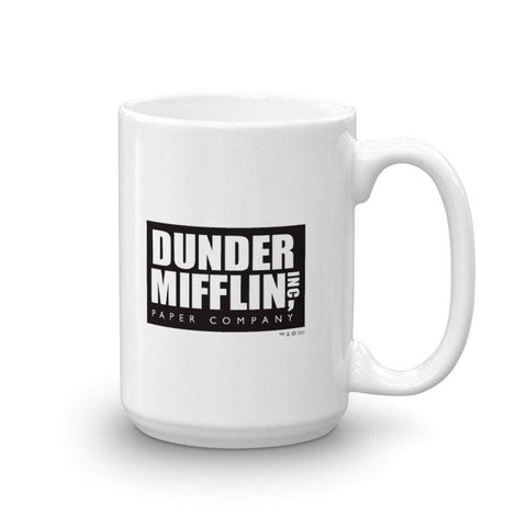 NBC Taza de Michael Scott, detalle de impresión duradera, para amantes de la serie.
