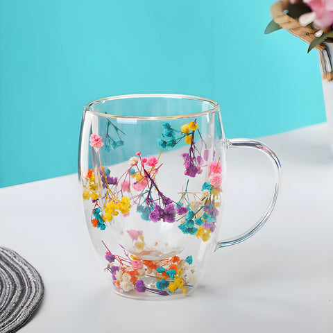 Vaso NBHUZEHUA de cristal claro, apto para bebidas templadas