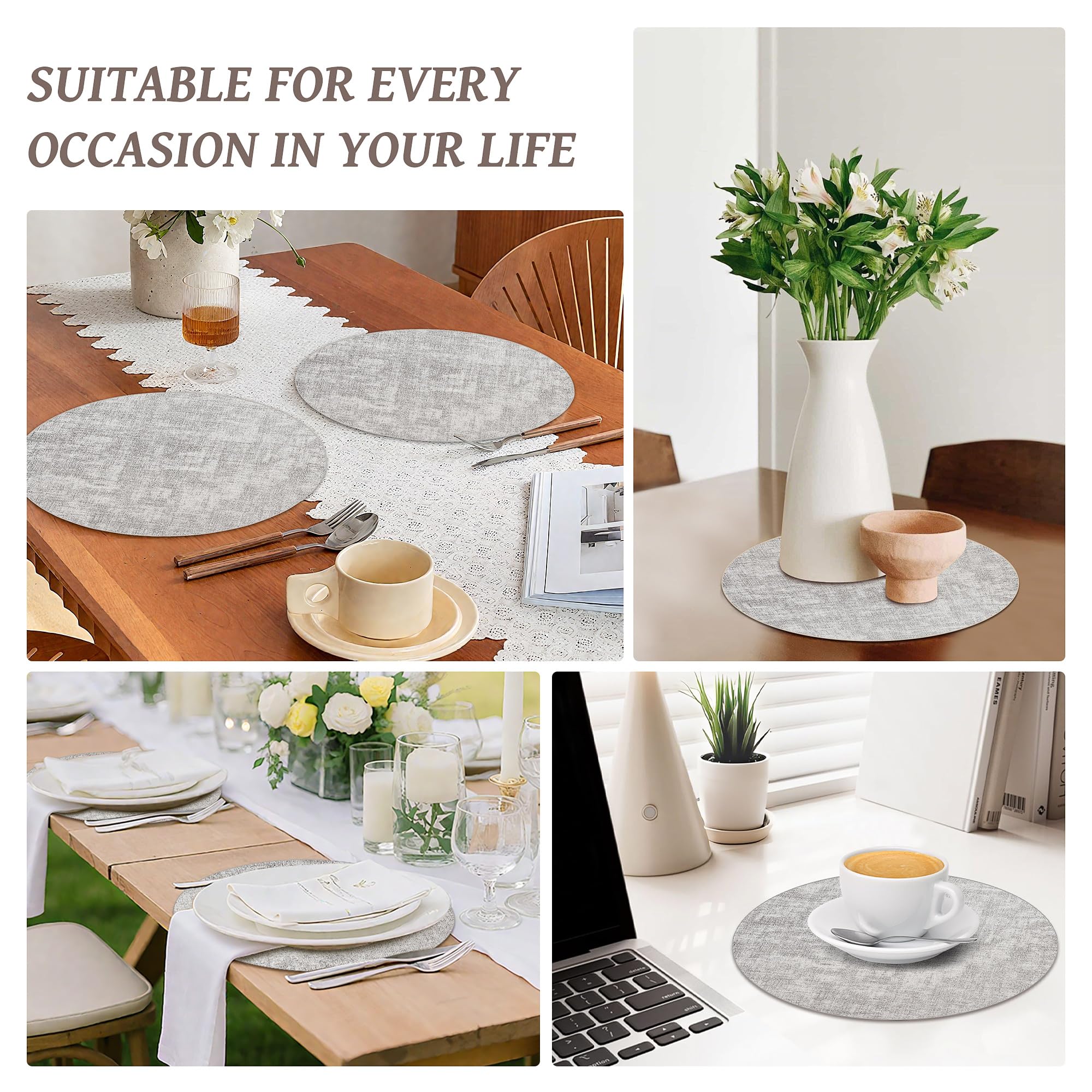 Diseño práctico y elegante de NCUE para vestir la mesa
