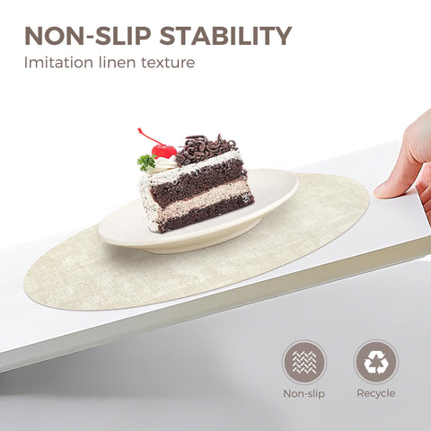 NCUE mantel individual resistente al calor para proteger la superficie de la mesa