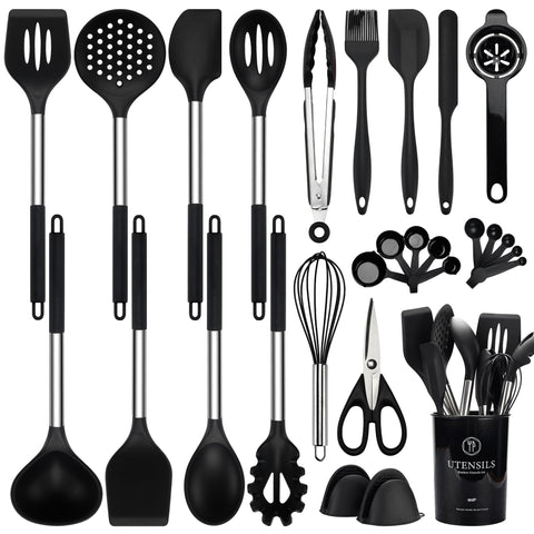 NCUE: conjunto completo de utensilios de silicona para cocina antiadherente