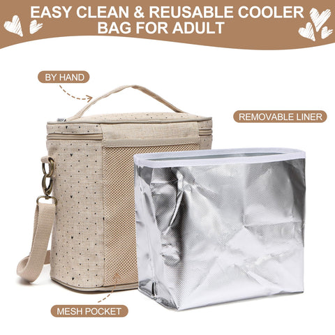 neatlife bolsa almuerzo correa ajustable para transporte cómodo